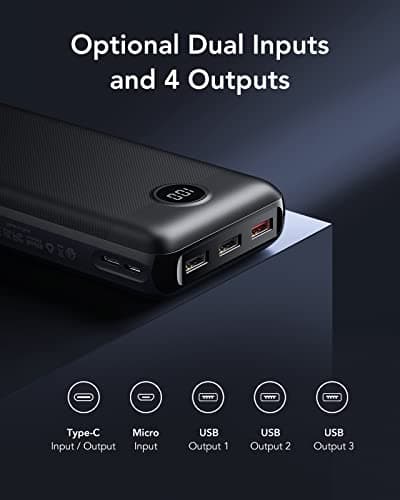 VEGER 30000mAh Portable Charger, 20W PD 18W QC 3.0 Fast Charging — view 4