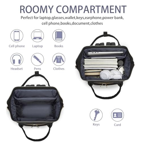 seyfocnia Gym Backpack for Men, Waterproof Sports Backpack With Shoe Compartment Lightweight Workout Trainning Back pack Casual Travel Daypack(Black and Gold 20inch) — view 5