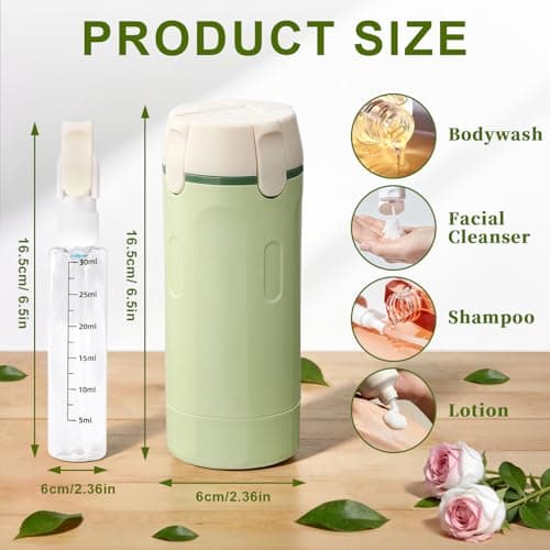 4 in 1 Refillable Travel Dispenser Bottles, Travel Bottles For Toiletries — view 2