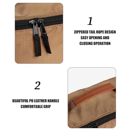 Camping Cookware Storage Bag 7.48inch Camping Utensils Storage Bag with Comfortable Handle For Picnic Barbecue Tableware Plates Pots Pans Pack Travel Carrier Crate — view 5