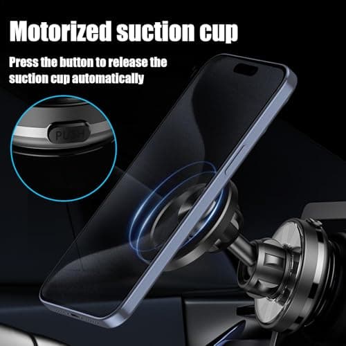 Suction Cup Phone Mount Adjustable Solar Powered Smartphone Holder — view 5