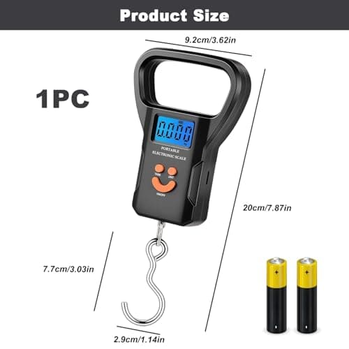 Digital Suitcase Weighing Scales, Luggage Scale 50kg Capacity — view 5
