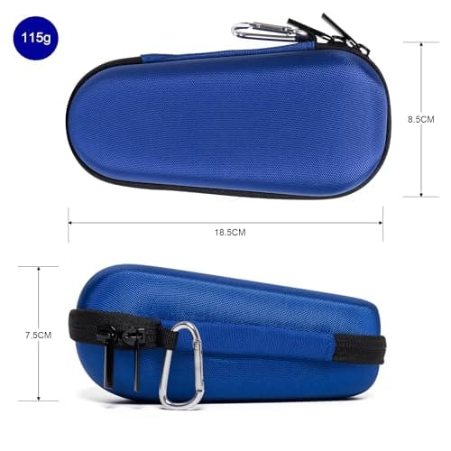seplouis Electric Shaver Travel Case for Braun Series 3, 5, 7, 9 Electric Shavers, Blue — view 2