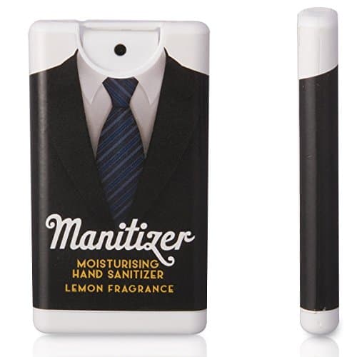 MAD BEAUTY POCKET SIZE PERSONAL HAND SANITIZER MANITIZER POCKET GIFT FOR HIM CHRISTMAS BIRTHDAY LEMON SCENT