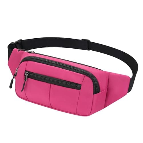 IHIGOGOFA Bumbags Waist Fanny Pack Fashion Bum Bag for Dog Walking Climbing Hiking Travel Cycling Girls Ladies Men Women