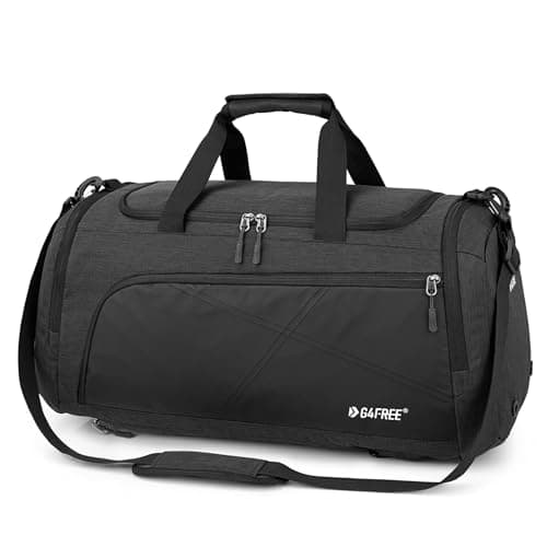 G4Free 3-in-1 Gym Duffle Bag Men Women, 45L Waterproof Sports Bag Backpack with Wet Pocket & Shoes Compartment, Travel Weekender Overnight Duffel Bag — view 2