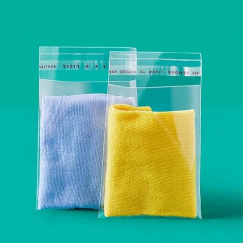 200pcs Self Adhesive Opp Storage Bag 12x18cm White — view 5