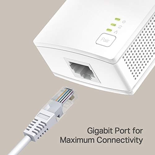TP-Link TL-PA717 KIT 1-Port Gigabit Powerline Adapter Starter Kit, Speed Up to 1000 Mbps, WiFi Extender Ideal for HD/3D/4K Video Streaming and Online Gaming(for Wired Only), No Configuration Required — view 3