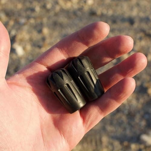 8PCS Nordic Walking Pole Rubber Tips - Replacement Grip Stoppers for Hiking & Trekking Poles, 11x32mm Durable Traction Pads for Asphalt, Gravel & Mountain Terrain — view 5