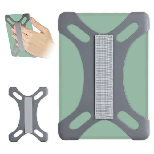 HoYiXi Universal Hand Strap for 6.8-7 lnch eReader,Compatible Kobo/PocketBook/Tolino/Sony/Paperwhite/Nook eReader,For 6.8" e-Reader with High Elasticity Secure Grip,Gray