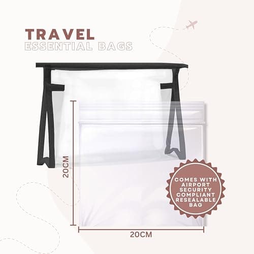 Fabylz Mart Travel Size Toiletries Essentials Women Mini Set Miniature for Vacation, Holidays, Hospital Maternity | Clear Travelling Bag | Airport Security Approved — view 6