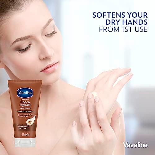 Vaseline Intensive Care Cocoa Hydrate moisturiser with ultra-hydrating lipids and shea butter Hand Cream for dry hands 75 ml — view 6