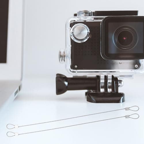 Lurrose Stainless Steel Wire Tethers for 6 Pcs Action Camera Accessories — view 5