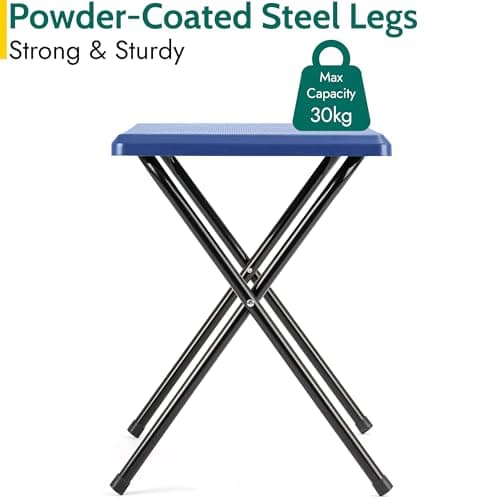 Trail Small Folding Camping Table, Blue — view 4
