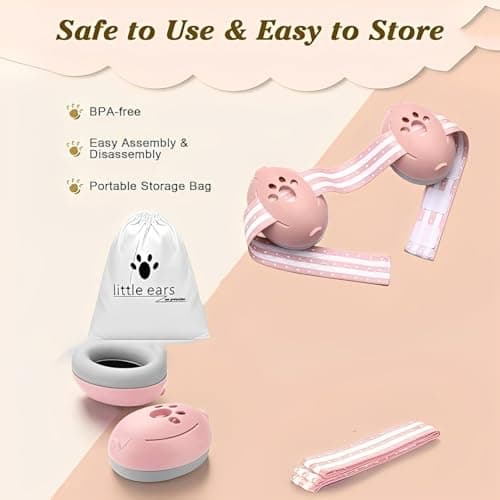 Baby Ear Defenders for 0-36 Months, Soft Adjustable with Noise‑Reduction — view 5