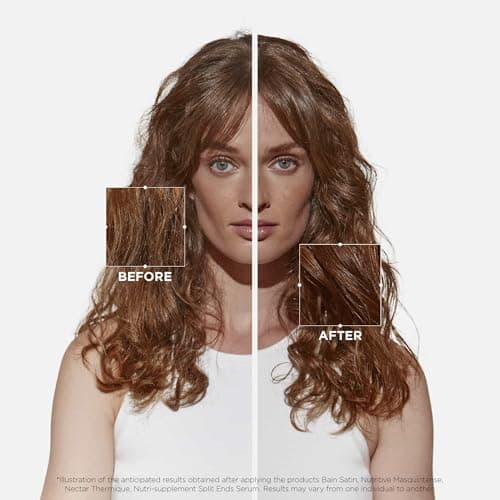 Kérastase Nutritive Travel-Size Discovery Gift Set, Hydrating Shampoo, Conditioner and Blow Dry Milk, Richly Nourishing Routine For Dry Hair, Protein Enriched Formula with Niacinamide — view 5