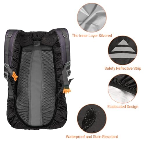FENGZIZH Waterproof Backpack Rain Cover with Storage Bag — view 3