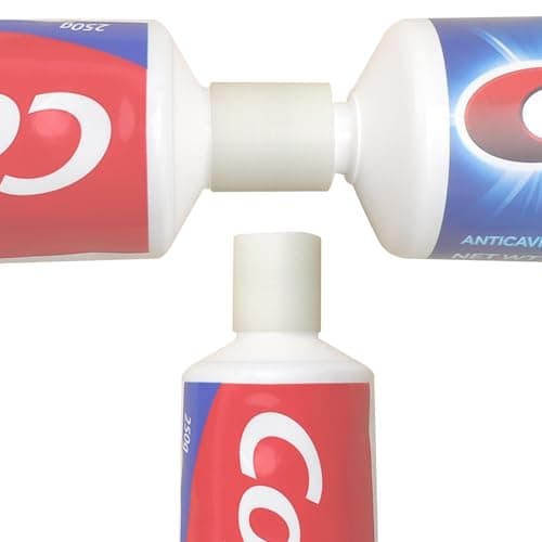 2 Pcs Toothpaste Refillable Refill & Transfer Adapters for Colgate