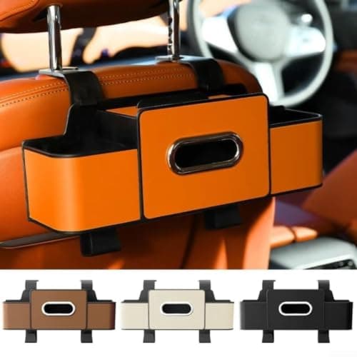 Car Seat Storage Box with Holder Hook Car Seat Storage Box with(Brown) — view 3