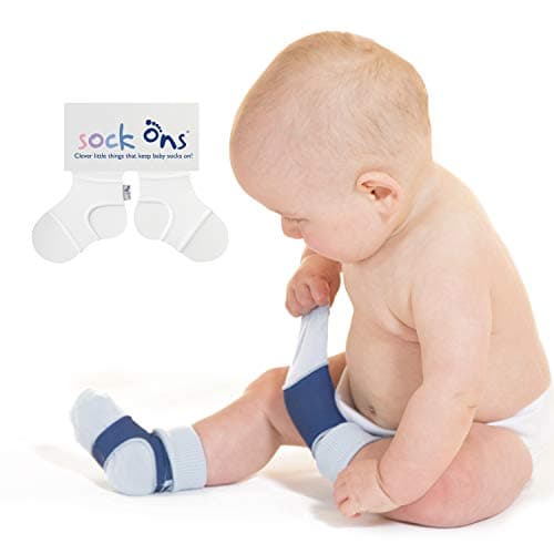 Sock Ons - Baby Sock Holders - 6-12 Months - 2 Pack - Amazing Value Pack - Keep Baby — view 6