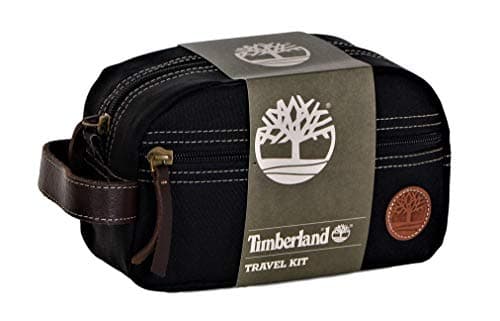 Timberland Men's Toiletry Bag Canvas Travel Kit Organizer, Black, One Size, Toiletry Bag Canvas Travel Kit Organizer — view 2