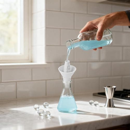 Liquid Transfer Funnel, Bottle Connector Adapter, Reusable Transfer Kit with Convenient Portable Design, Funnel Adapter with Smooth Pouring Function, Transfers Tool Style, Adapters Dorm Office Home — view 3