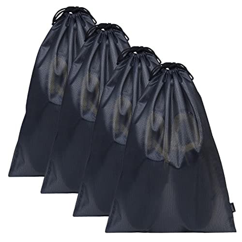Gloppie 4Pcs Shoe Bags for Travel Portable Football Boot Storage Drawstring