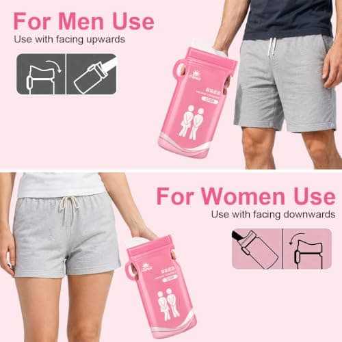 12 Pcs Urine Bags, Unisex Urinal Bag, Portable Toilet And Vomit Bags Set — view 3
