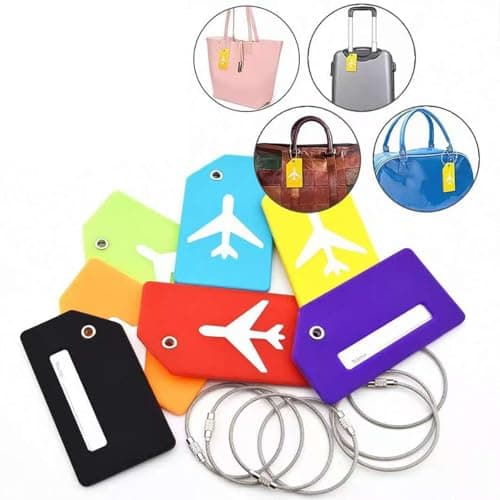 Lansonee 2 Pcs Luggage Tags, Black — view 5