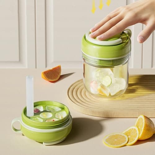 Ice Bottle Cup 2 in 1 Leakproof Quick Release Flask Mold with Straw — view 6