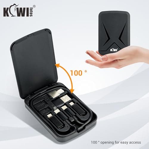 KIWIFOTOS Multi-Function Data Cable Kit Multi-Type Charging Cable Convertor — view 6