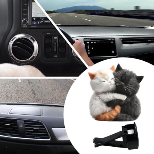 Air Freshener Car Vent Clips Cute Cat Decorative Vent Fan Odor Eliminator — view 4