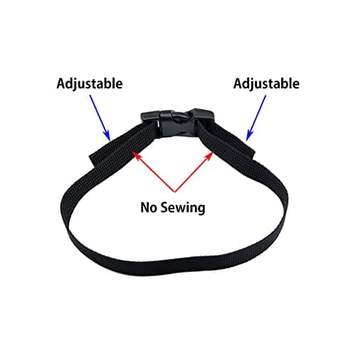 Plastic Side Release Buckles 15mm Heavy Duty Plastic dog Buckle Snaps Bike Helmet clip replacement (15mm-4sets) — view 3