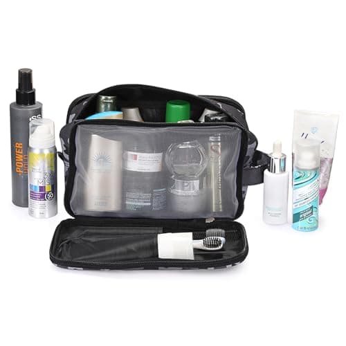 IGNPION Mens Wash Bag, Dry Wet Separation Travel Toiletry Bag, Dopp Kit Bag — view 2