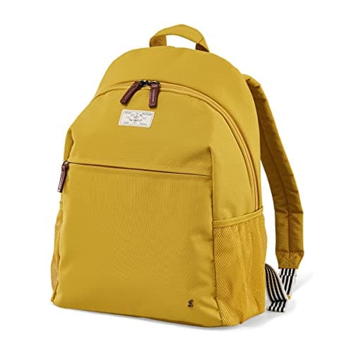 Joules Coast Collection, Unisex, Softside Backpack With Adjustable Straps, Fits Laptops Up To 15", Large 17L Capacity, Antique Gold