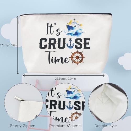 Cruise Essentials,It's Cruise Time Make up Organiser Makeup Case — view 2