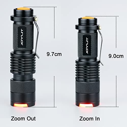 JOYLIT Red Light Mini Focus Tactical Flashlight 620nm LED Torch Lantern — view 3