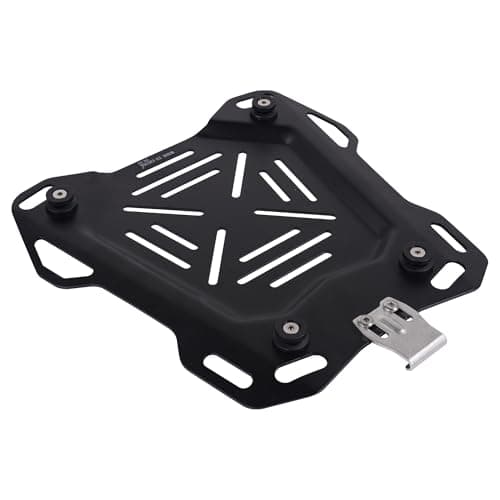 BIKE IT Aluminium Motorcycle Top Box Luggage Top Case with Security Lock Universal Fitting Plate (36L) — view 4