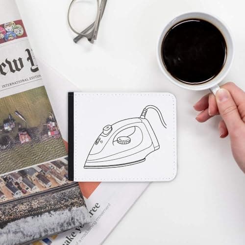 Azeeda 'Iron Outline' Slim Wallet/Cardholder (WL00039215) — view 2