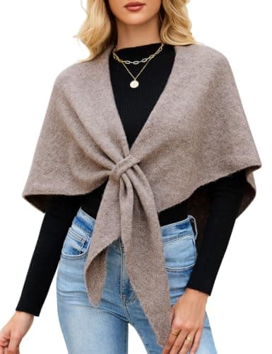 heekpek Winter Shawl Wraps Women Triangle Scarf