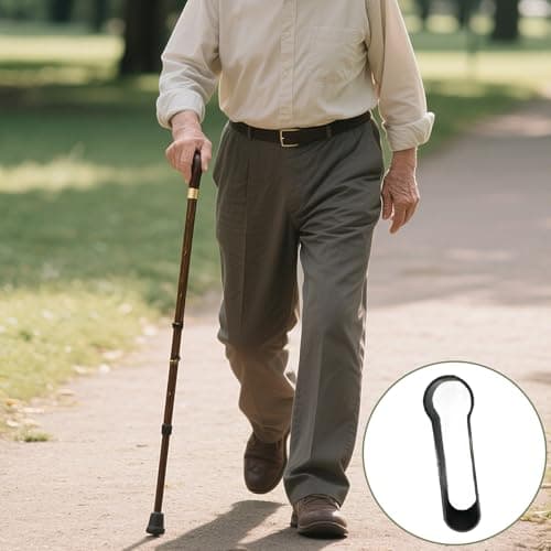 ClipEase Folding Walking Stick Clip, 19mm Cane Section Holder Organiser — view 4