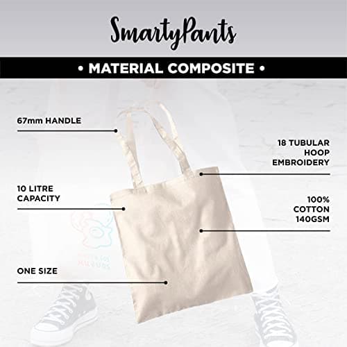 SMARTYPANTS Starter Kit Rock Band Oa Sis Tote Bag - Indie Rock Band Noel Liam Oldschool Retro Funny Starter Kit Music Album Tour Concert Band Fan Aesthetic Reusable Bag Present Gift (Natural) — view 5
