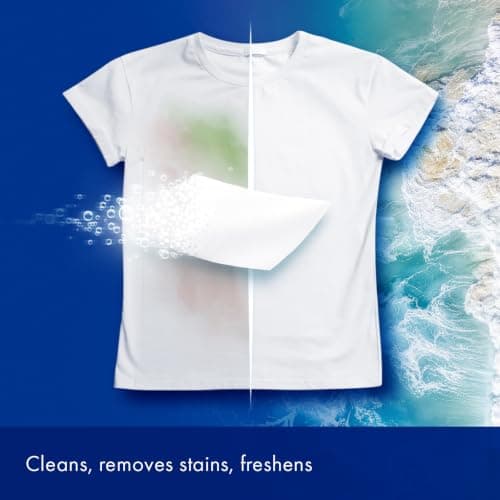OceanSaver Eco Laundry Detergent Sheets | Non-Bio | Eco-Friendly, Biodegradable & Freshly Scented | Zero-Waste & Removes Tough Stains | Vegan, Plastic & Cruelty-Free | Plant Based Formula (60 Washes) — view 6