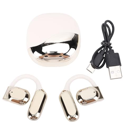 Dioche Truefree Earbuds AI Translation Earbuds Wireless Bluetooth with Active Noise Cancellation and Real-time Voice Translation; Black Earhook Design; Portable and Perfect for (Brown) — view 5