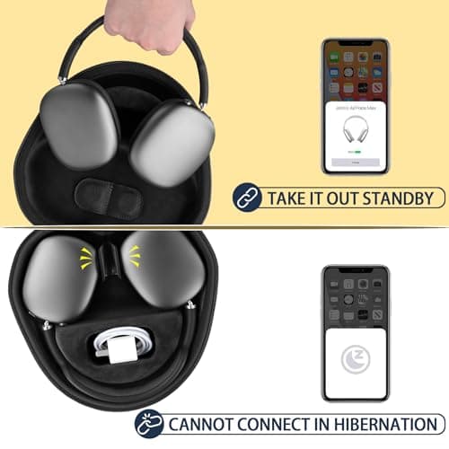 co2CREA Hard Storage Case for Apple AirPods Max 2 /Max — view 5