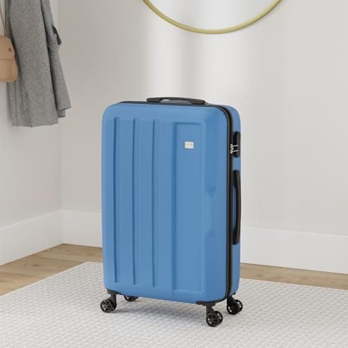 FLYMAX 29" Large Suitcase 4 Wheel Lightweight Luggage Hard Shell Travel Case Hold Check in Fits 23kg - 27kg + 3 Digit Lock Suitcase Large + Telescopic Handle 103 Litre Capacity — view 2