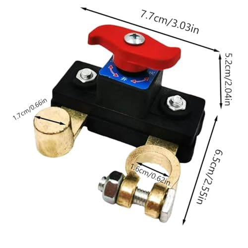 12 V Car Battery Power Supply for Large Trucks 24 V Main Power Supply Vehicle Clamp Agricultural Vehicles Diagnostic Tool Voltage Converter Emergency Generator Charger (E, 7.8 cm) — view 5