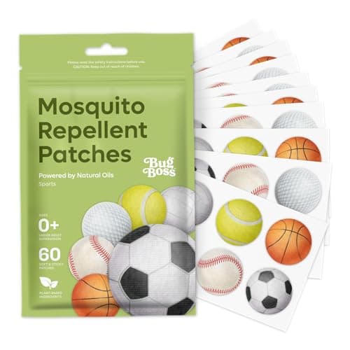 BugBoss Mosquito Repellent Patches for Active Lifestyles – Sports (60 Pcs)