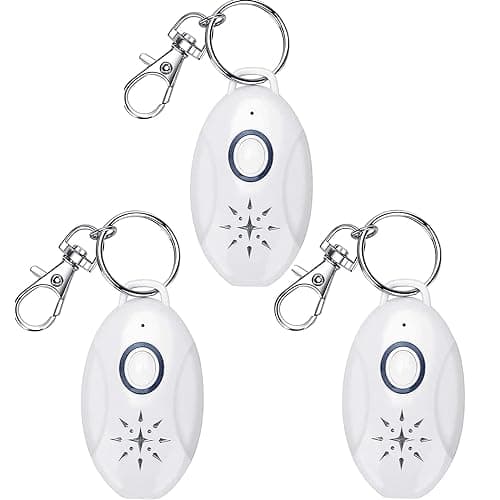 3 Pack Ultrasonic Mosquito Repeller, Portable Pest Repellent Outdoor/Indoor, Rechargeable Pest Control Insect Repellent Efficient Repelling Ant, Mosquito, Fly, Flea, Lice, Spider for Adults Kids Pets