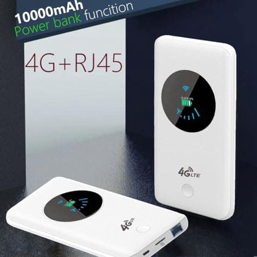 Akfldms WiFi Router 4G LTE 150Mbps MIFI Pocket 4G Router RJ45 Port Car Mobile Broadband Hotspot WiFi Modem — view 6